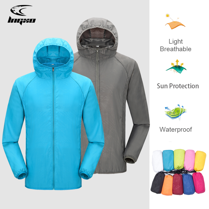 Fishing Jacket Waterproof - Chaqueta impermeable de protección solar para