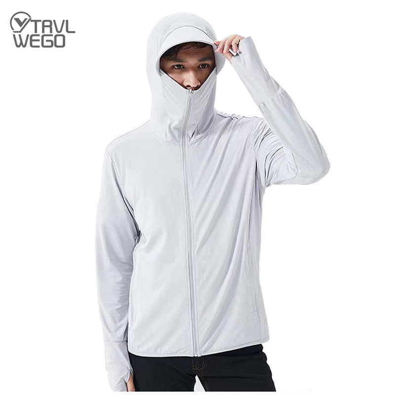Fishing Shirt Uv Protection - TRVLWEGO hombres mujeres Sudadera con capucha