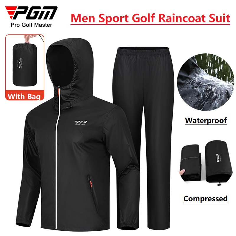Fishing Pants Waterproof - Pgm-chubasquero de Golf para hombre, pantalones