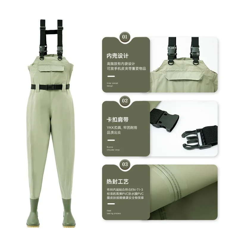 Pantalones de pesca impermeabl - Fishing Rain Suit reseña y precio