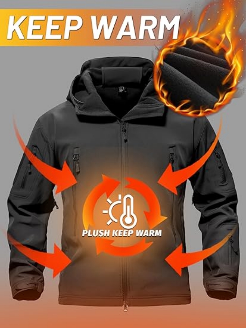 Chaqueta Táctica de Forro Pola - Fishing Jacket Waterproof reseña y precio