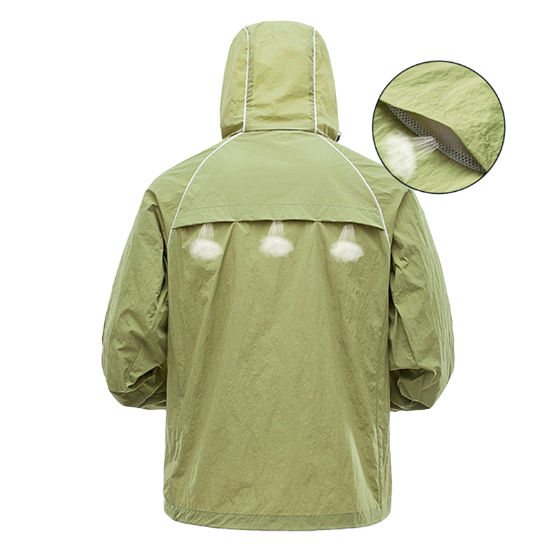 EUMERGX Chaqueta cortavientos  - Fishing Jacket Waterproof reseña y precio